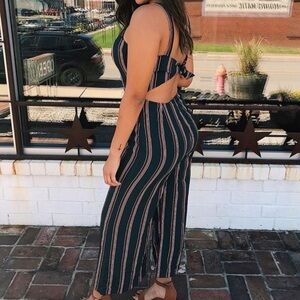 Trendy striped jumpsuit Size S